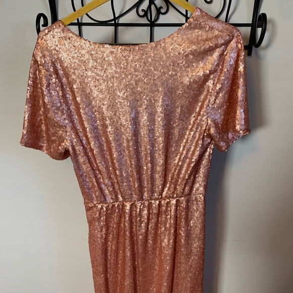 Dresses | True Decadence Matte Rose Gold Sequin Dress | Poshmark Dresses | True Decadence Matte Rose Gold Sequin Dress | Poshmark
